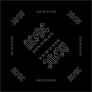 AC/DC - Back In Black Cotton Bandana AC/DC - Back In Black Cotton Bandana Image