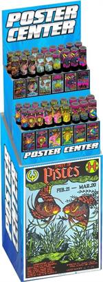 Zodiac Signs Flocked Blacklight Posters Pre-Pack Display - 36pc Image