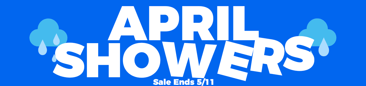 April Showers Sale Banner